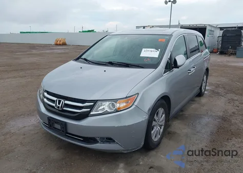 2017 Honda Odyssey Ex-L from USA, damaged, VIN 5FNRL5H69HB021009